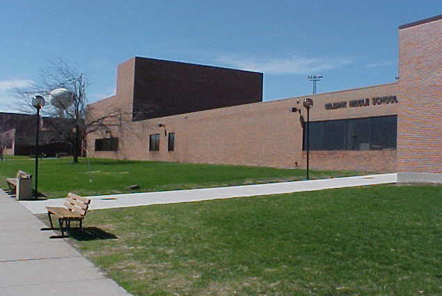 View of our school from the southeast