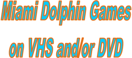 I ABSOLUTELY LOVE WATCHING OLD DOLPHIN GAMES!!!