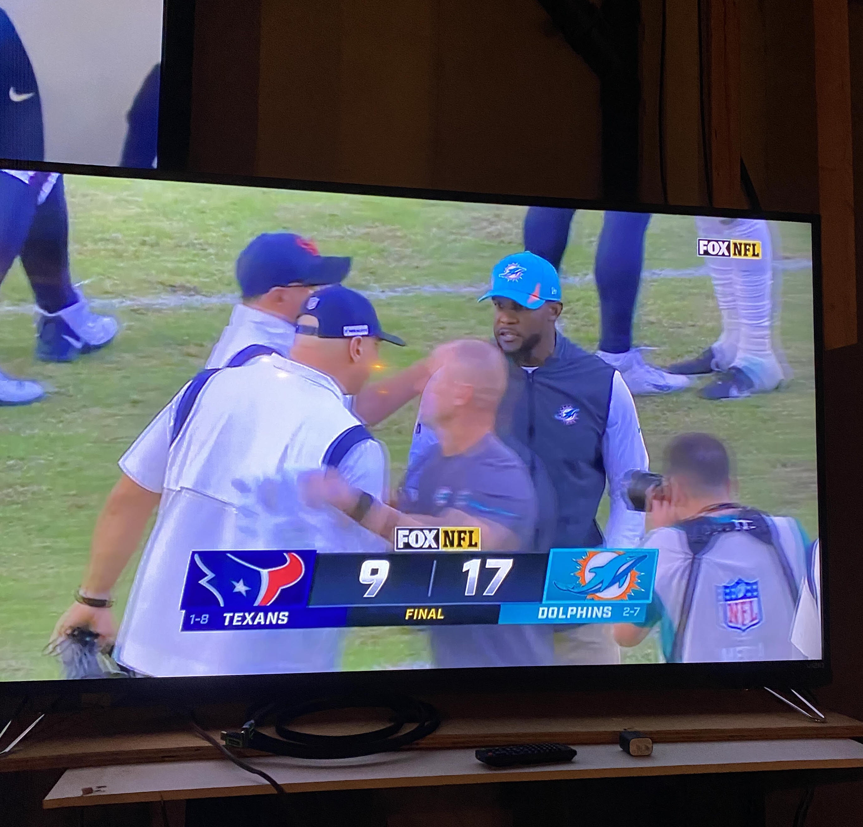 11-7-21 FINS 17, Texans 9-watched at DP's