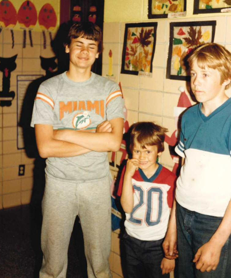 1984: at Koch School with Paul M & Scott C