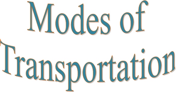 My different modes of transportation...